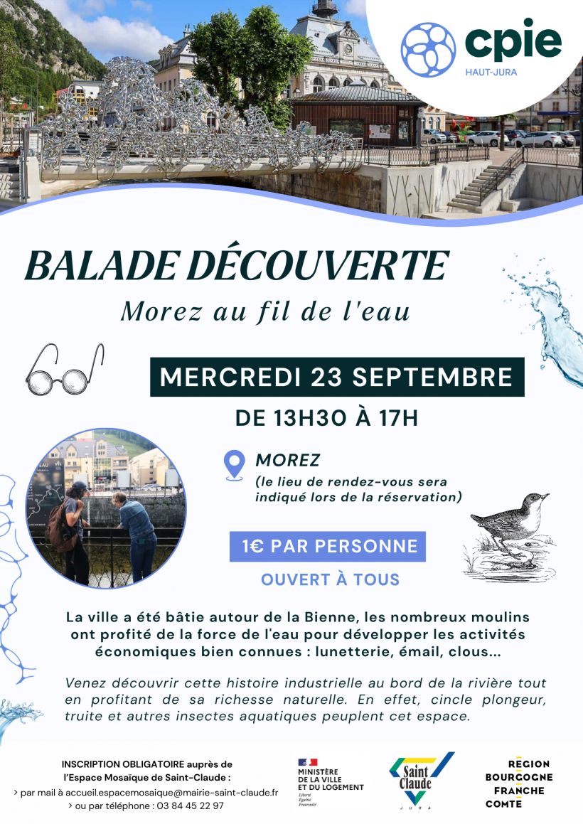 Visitez Morez au fil de l'eau