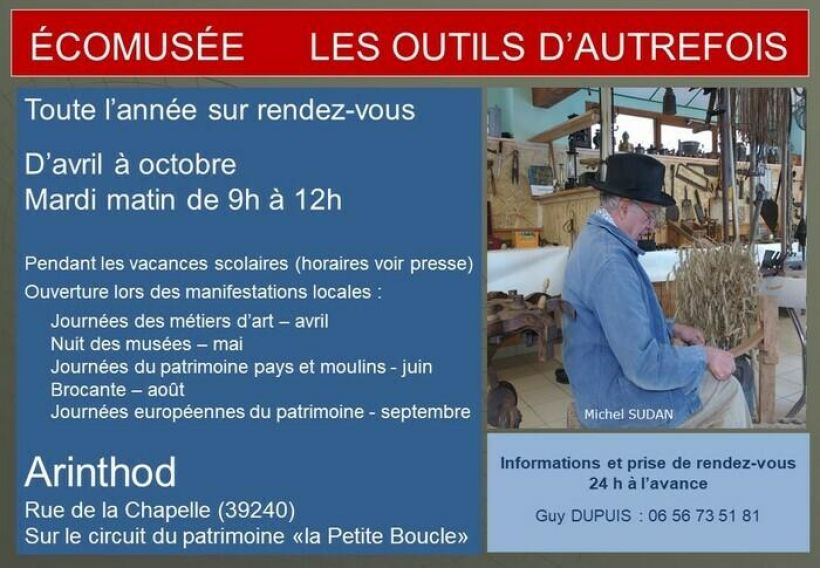 Journ�es du Patrimoine � L'�comus�e outils d'autrefois