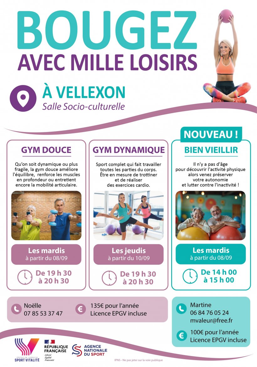 Ateliers gym et Bien veillir