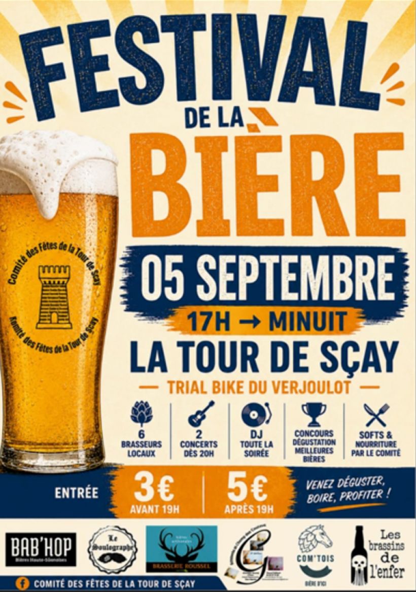 FESTIVAL DE LA BIÈRE - La Tour-de-Sçay (Soirées / Animations - Doubs ...
