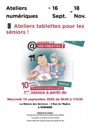 Ateliers tablettes pour les seniors