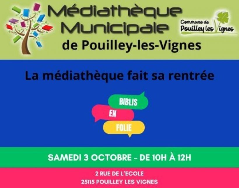 La m�diath�que fait sa rentr�e !
