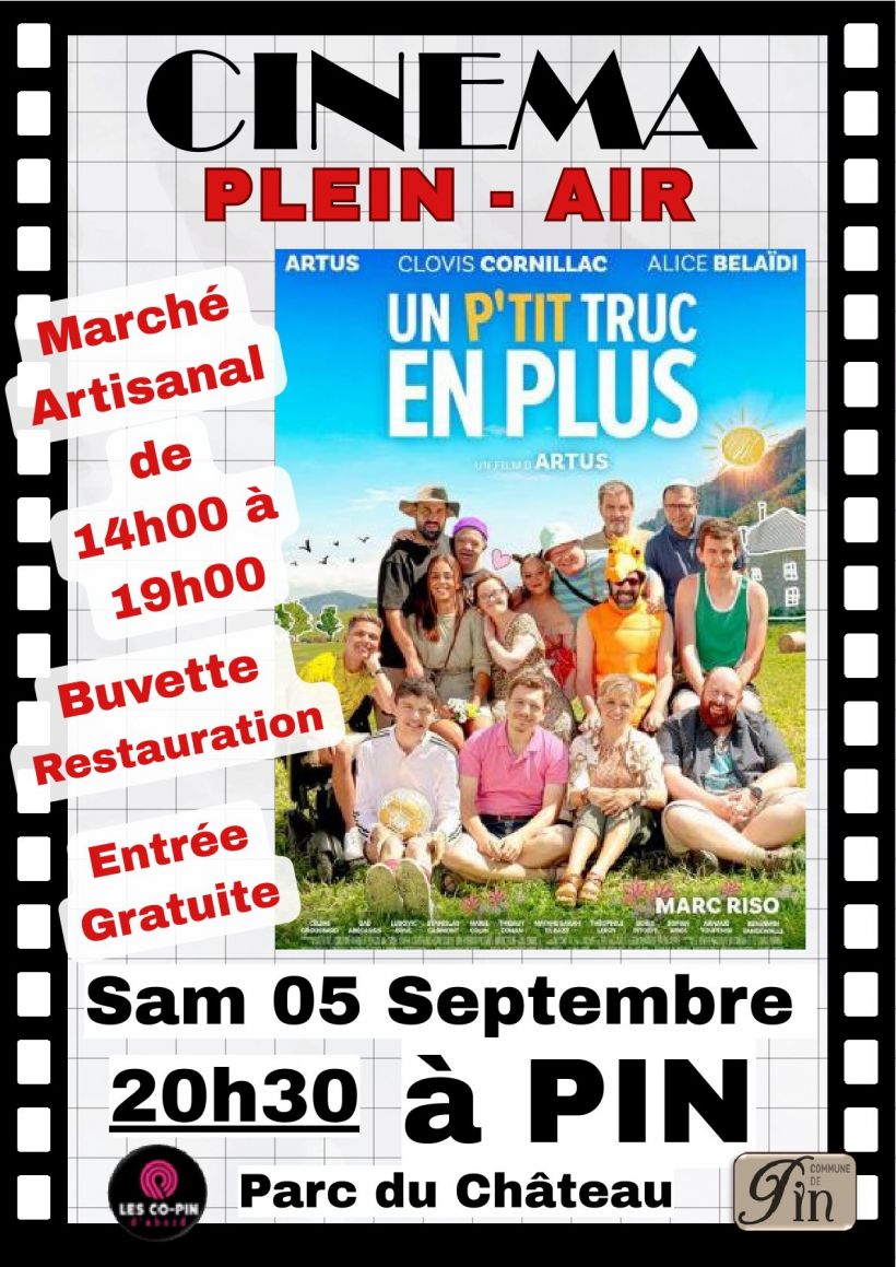CINÉMA PLEIN-AIR - Pin - Château (Cinéma - Haute-Saône) - LeComtois.com