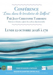 Conf�rence : L'eau dans le territoire de Belfort