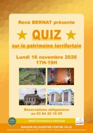 Quizz sur le patrimoine terrifortain