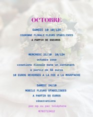 Ateliers floraux