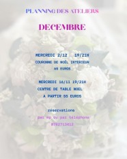 Ateliers floraux
