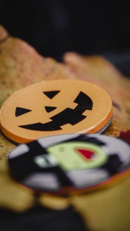 Atelier cr�ation de rondelles d�coratives Halloween