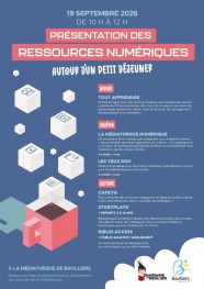 Pr�sentation des ressources num�riques de la m�diath�que