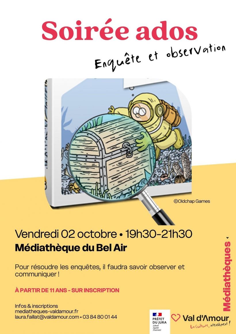 SOIR�E ADOS : Enqu�te & observation