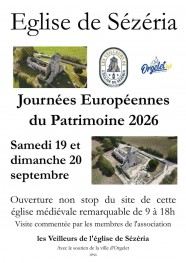 Journ�es du patrimoine - Visite de l'�glise de S�z�ria