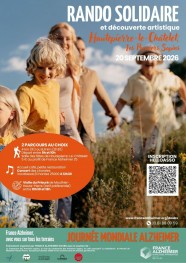 Journ�e mondiale Alzheimer, randonn�e solidaire