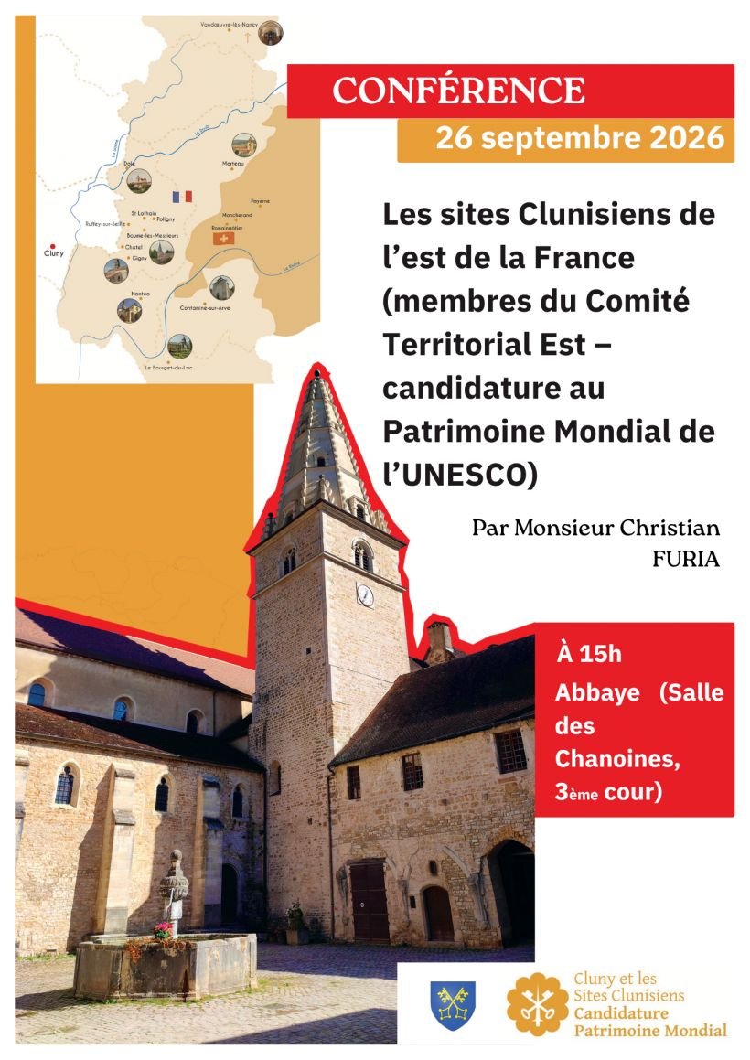 Conf�rence : Les sites clunisiens de l'Est de la France