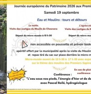 Journ�es du patrimoine - Eau et moulins