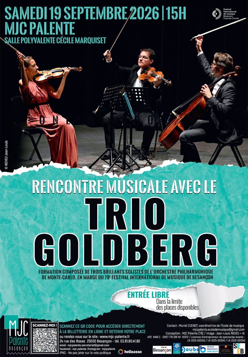 Rencontre musicale avec le Trio Goldberg