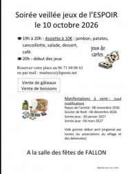 Soir�e veill�e jeux
