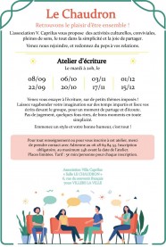 Ateliers d'écriture