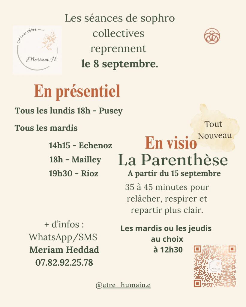 S�ances de sophrologie
