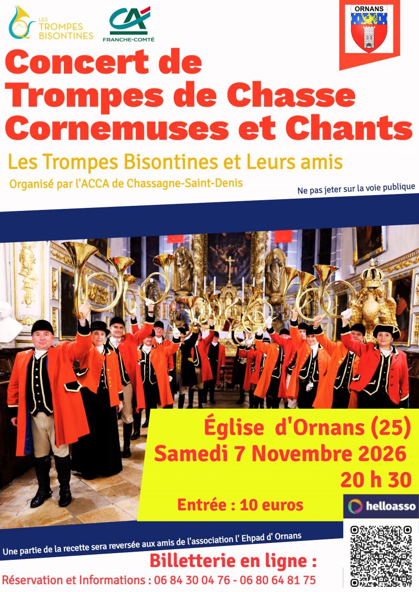 Concert des Trompes de Chasse, Cornemuse et Chants
