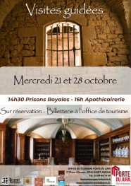 Visites guid�es des Prisons Royales et de l'apothicairerie