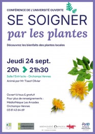 Conf�rence : SE SOIGNER PAR LES PLANTES