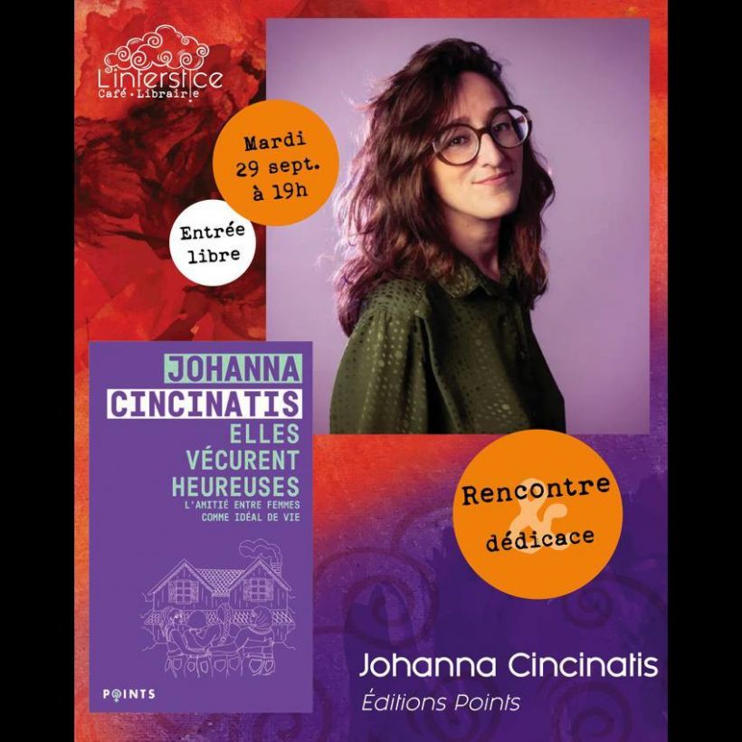 Rencontre litt�raire avec Johanna Cincinatis