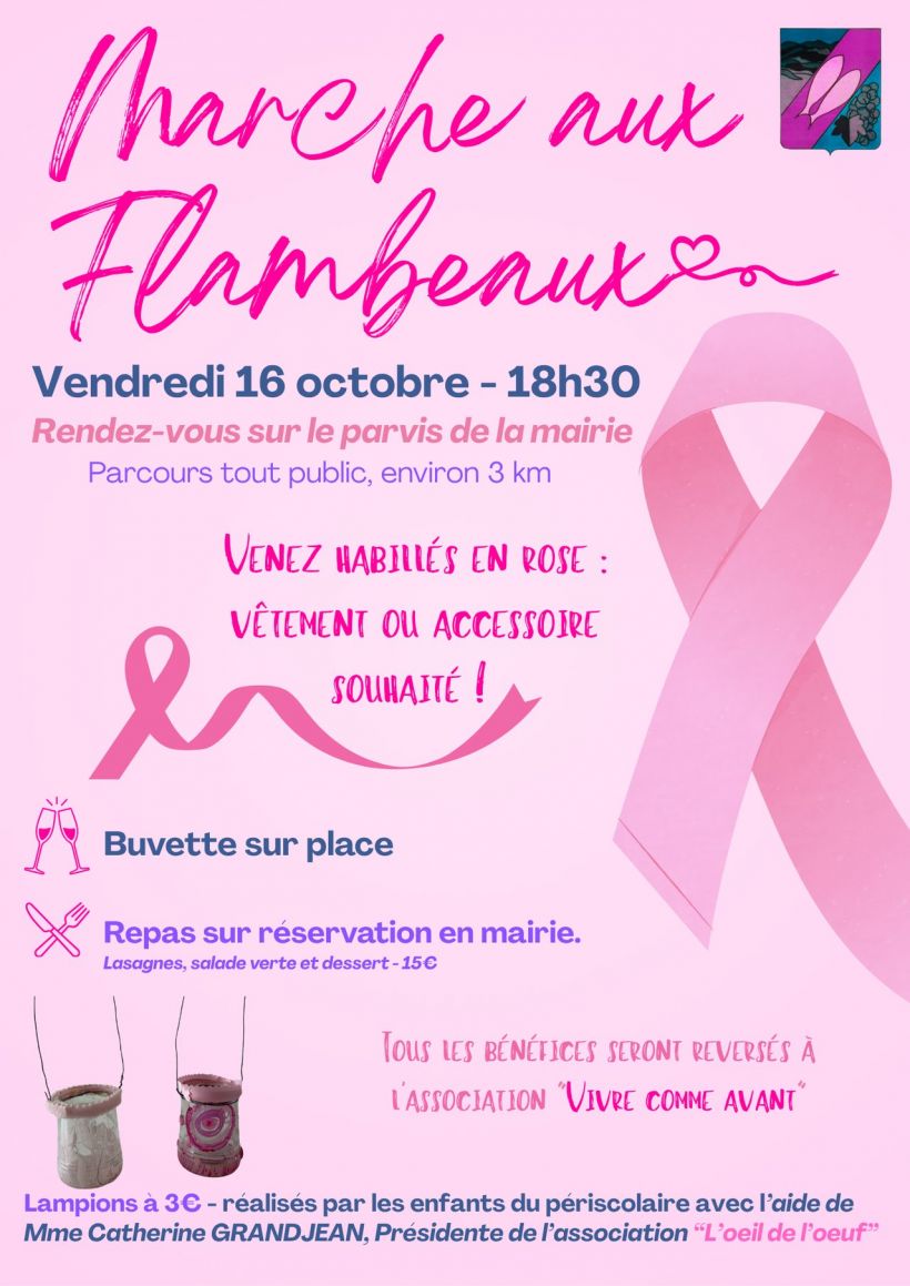 Octobre rose - Marche aux Flambeaux