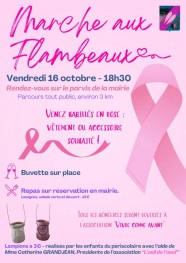Octobre rose - Marche aux Flambeaux