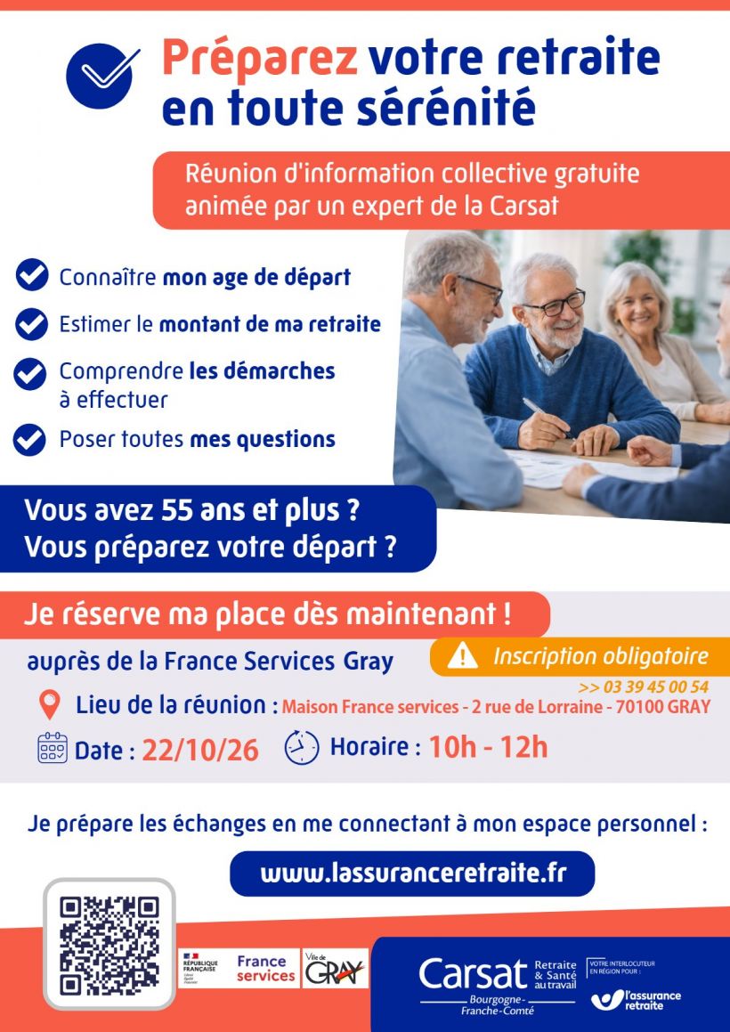 réunion d'information sur la retraite