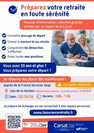 r�union d'information sur la retraite