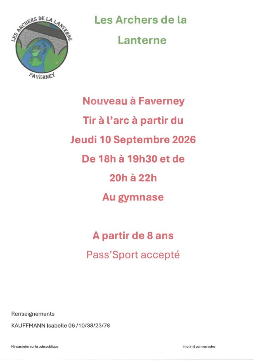 Tir � l'Arc