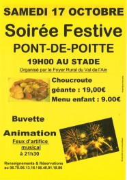 Soir�e Choucroute g�ante et feu d'artifice