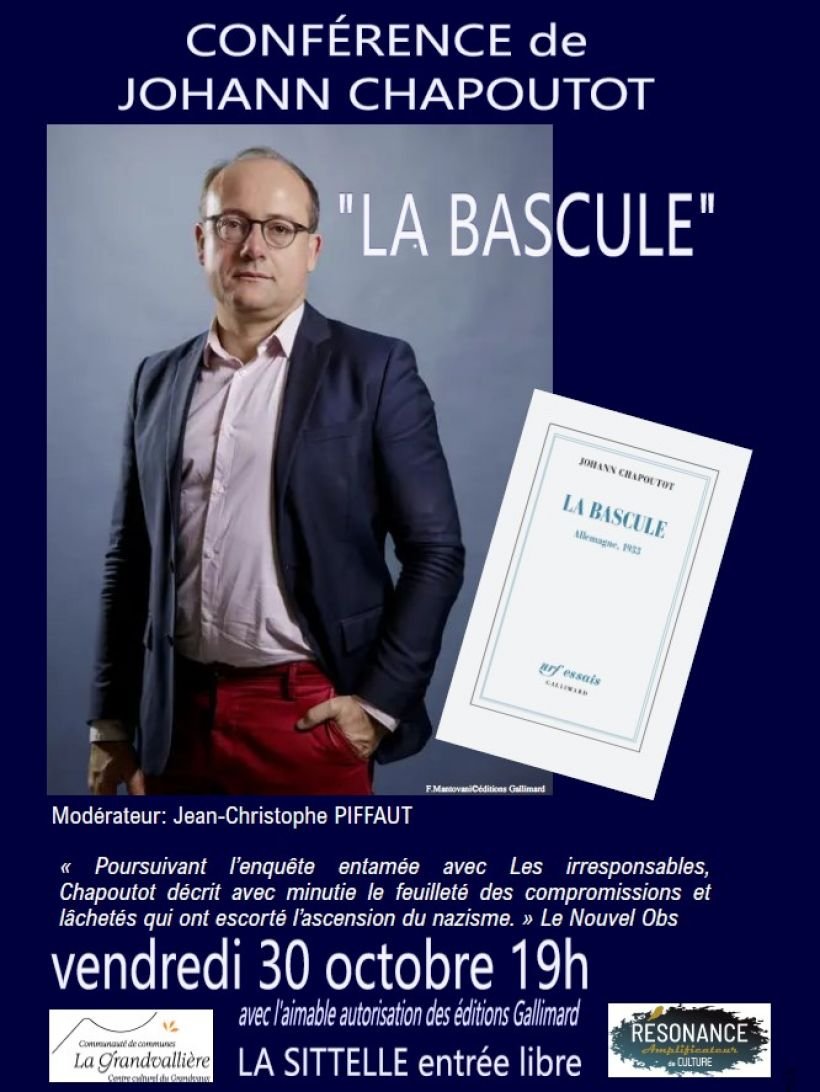 Conférence : les années 30 "La Bascule"