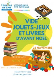 vide jouets, jeux et livres
