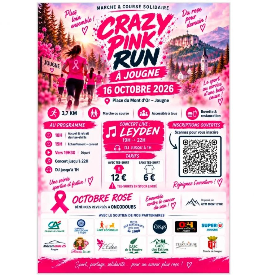 Octobre rose - Crazy pink run