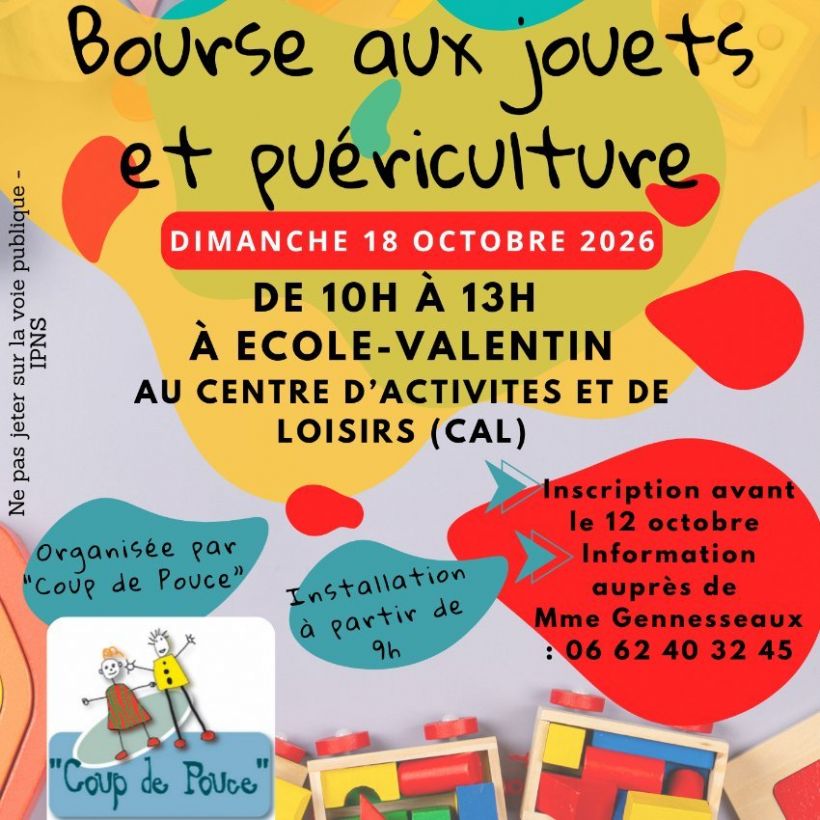 Bourse aux jouets et puériculture