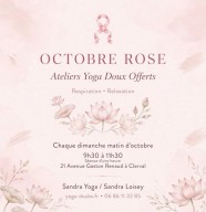 Octobre Rose : ateliers yoga doux