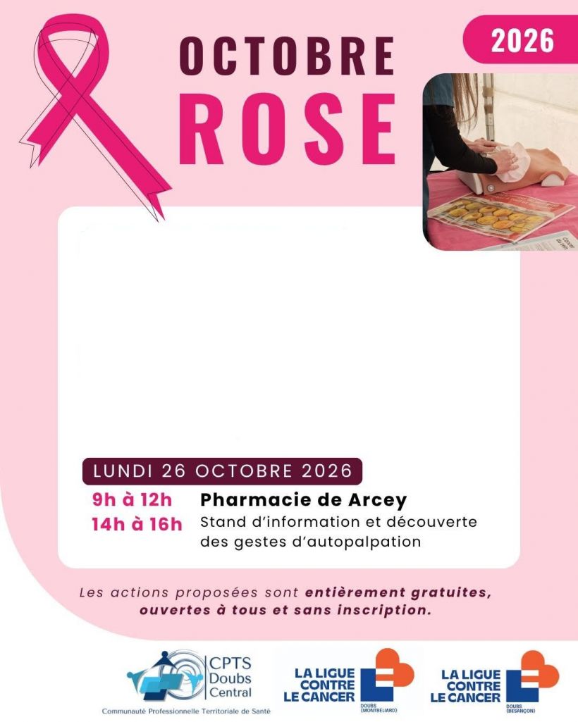 Octobre Rose - pr�vention du cancer du sein