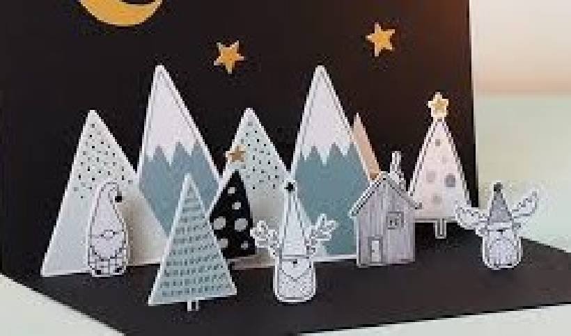 Atelier "Papier impression" : Cartes pop-up