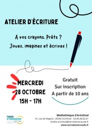 Atelier d'écriture