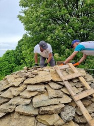 Atelier participatif - construction en pierre s�che