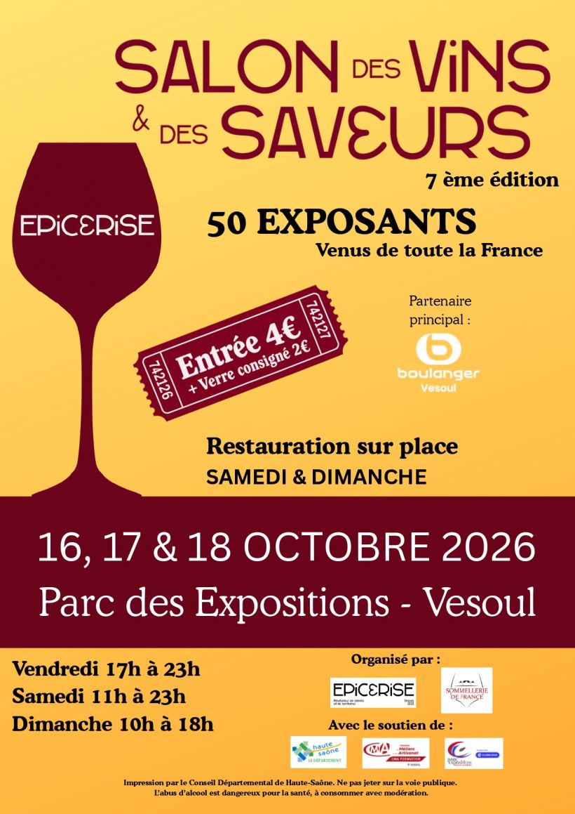 7ème Salon des Vins & des Saveurs
