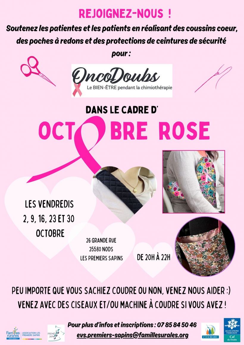 Ateliers couture pour Octobre Rose