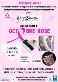 Ateliers couture pour Octobre Rose