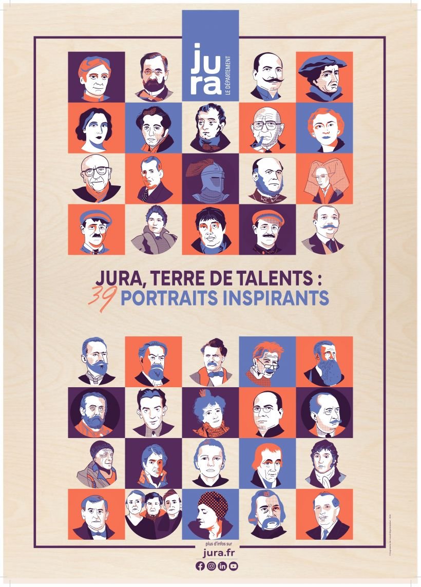 Jura, Terre de talents : 39 portraits inspirants