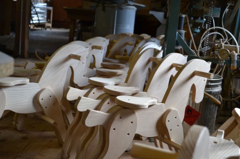 Visite guid�e des ateliers Sauge artisans du bois