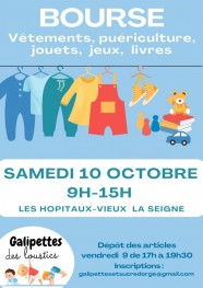 Bourse aux v�tements enfants, mat�riel de pu�riculture, jeux