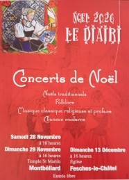 Concert de No�l de la chorale Le Diairi