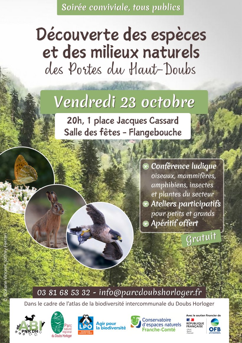 D�couverte des esp�ces et des milieux naturels du Haut-Doubs