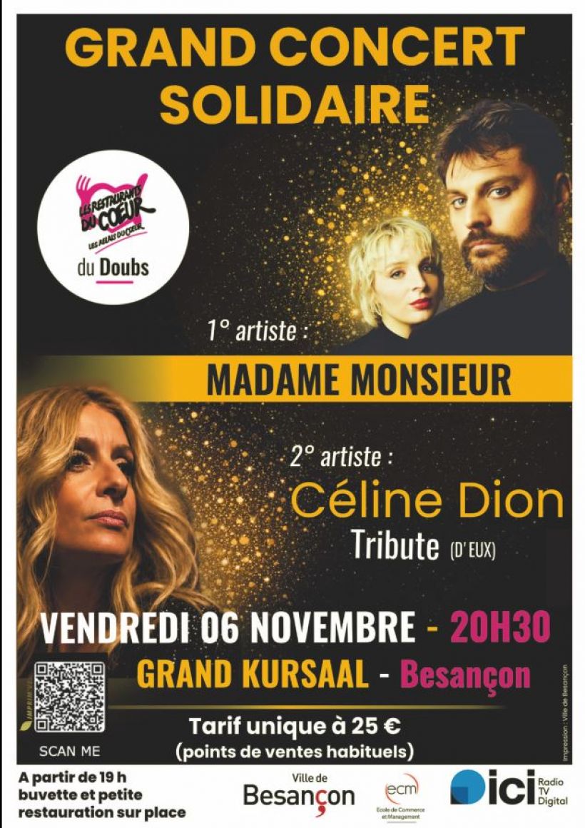 Concert solidaire des Restos du Coeur